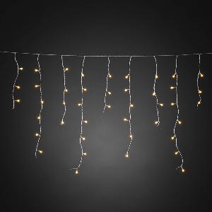 Konstsmide Christmas Svetelný LED záves Mrznúci dážď jantár 5 m, plast, Energialuokka: E, L: 507 cm, K: 70cm