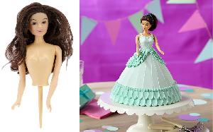 Zapichovacia bábika Barbie - Brunetka - Wilton
