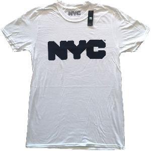 New York City tričko Logo Biela XL